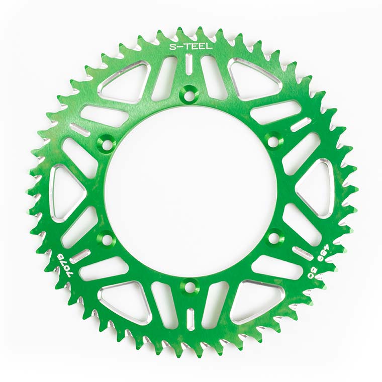 Aluminium Sprockets - Green