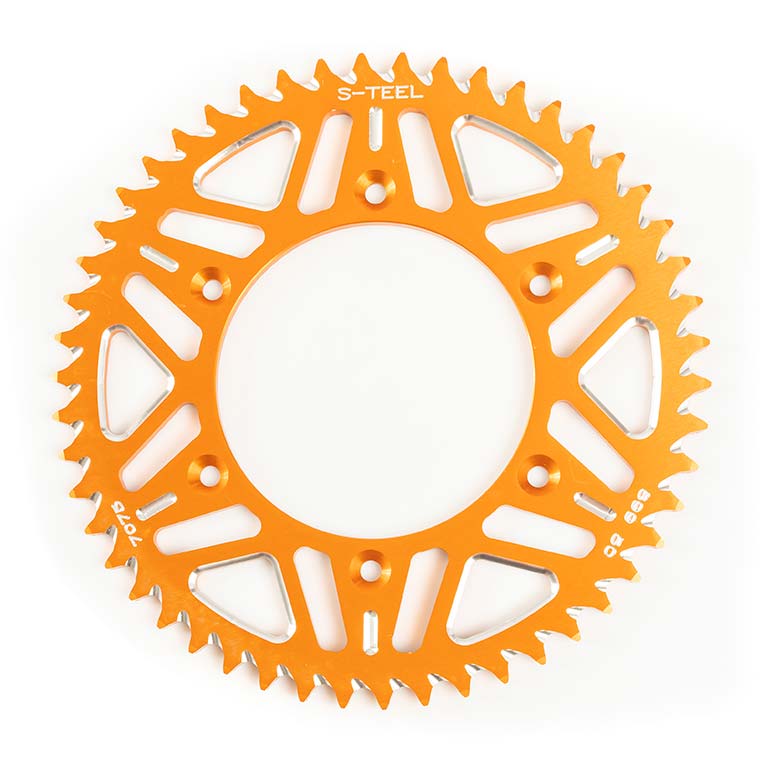 Aluminium Sprockets - Orange