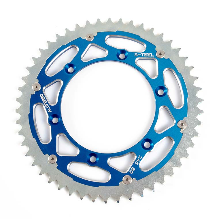 Bi-Metal Sprockets - Blue