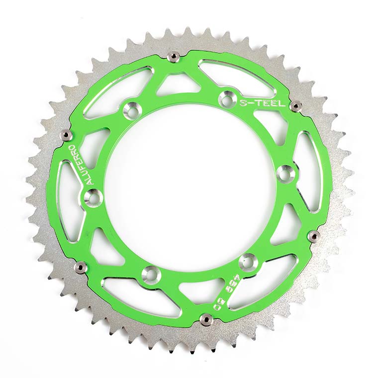 Bi-Metal Sprockets - Green Bi-Metal Sprockets - Green