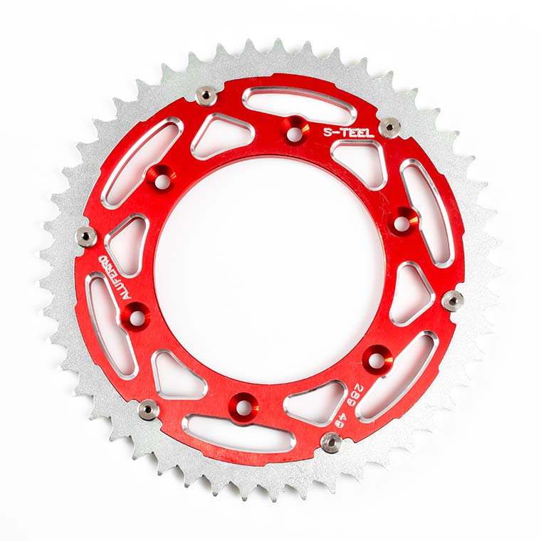 Bi-Metal Sprockets - Red