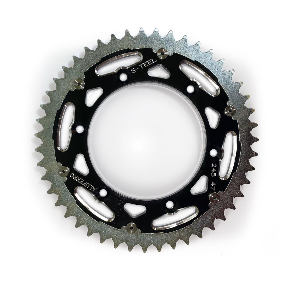 Bi-Metal Sprockets - Black Bi-Metal Sprockets - Black